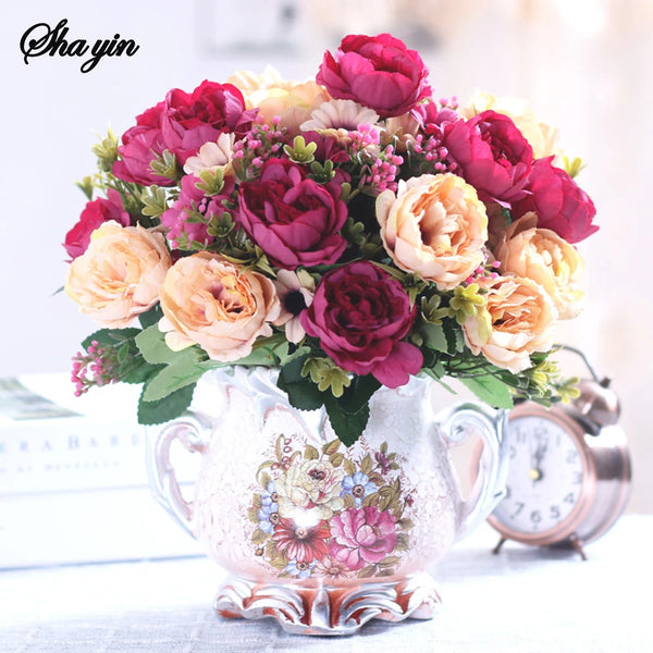 Flowers Silk Artificial Bouquet